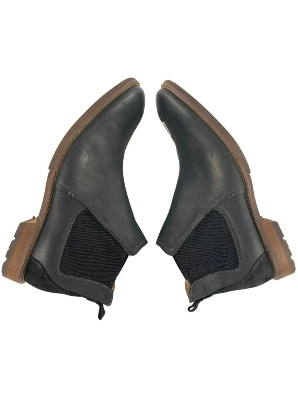 Florsheim Chalet Plain Toe Gore Boots Leather Stretch Men's Size 14 MSRP$145 NEW